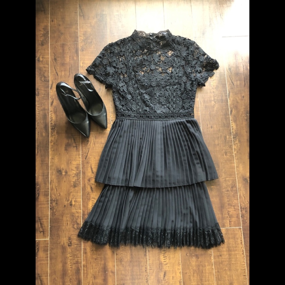 Zara black dress XS...NWOT